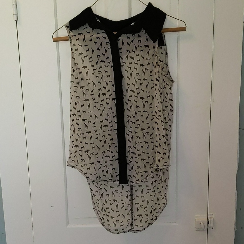 Animal Pattern Blouse